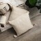 Set of 2 Boho Throw Pillow Covers for Couch, 18 x 18 Inch Textured Boho Pillow, Hand-Woven Tufted Decorative Pillows Covers Bedroom Living Room, Farmhouse (Diamond Obsession Beige)